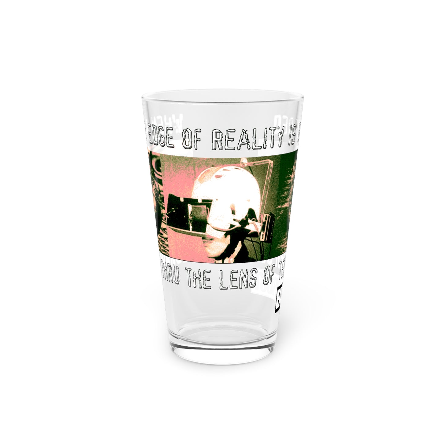 Blurred - Pint Glass, 16oz