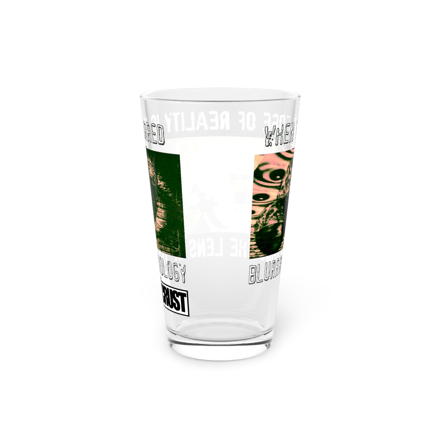 Blurred - Pint Glass, 16oz