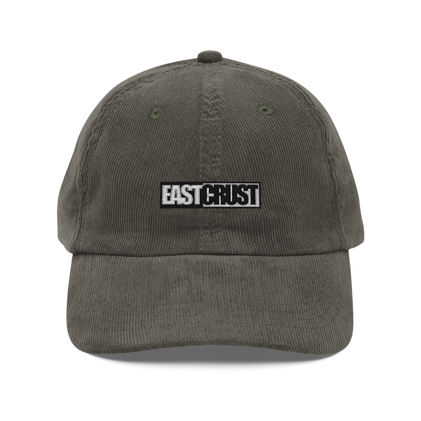 Vintage Corduroy Cap - Embroidered 'Eastcrust'