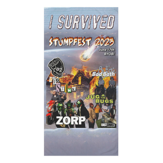 "I Survived" Stumpfest 23 - Premium Towel