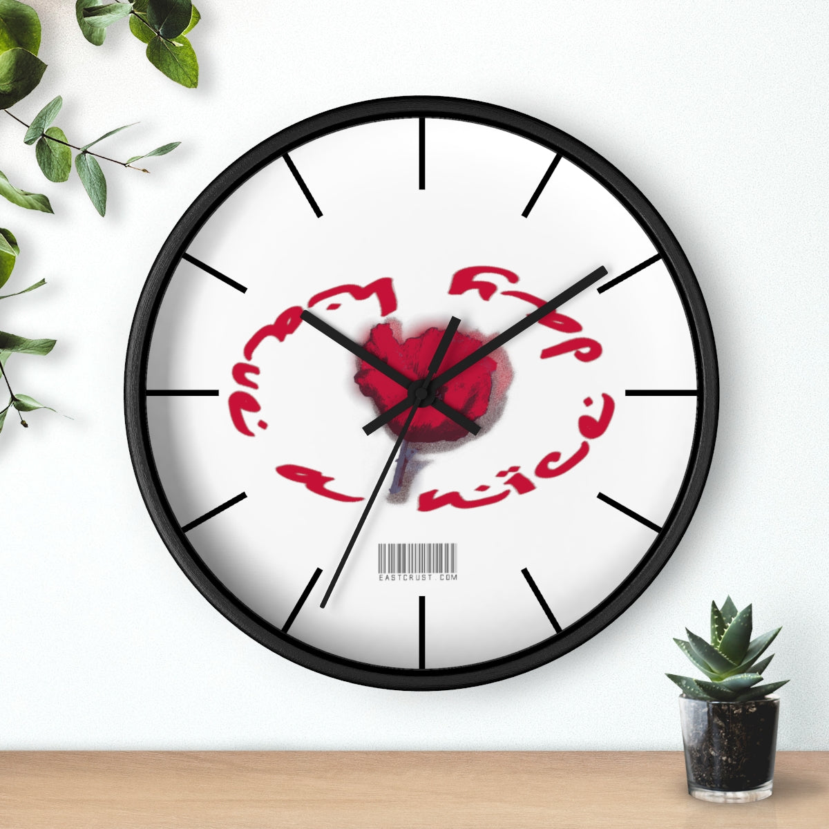 Poppy Wall clock 10"